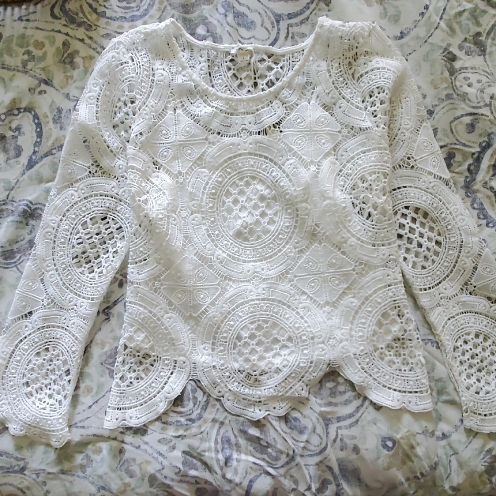 White Lace Top
